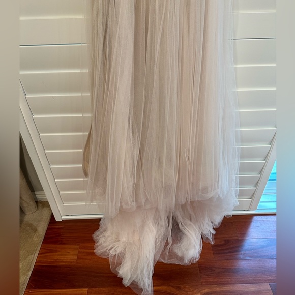 BHLDN Written in the Stars Beaded Tulle Open-Back Wedding Ballgown - Picture 9 of 9